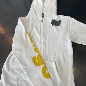 White Free City zip up